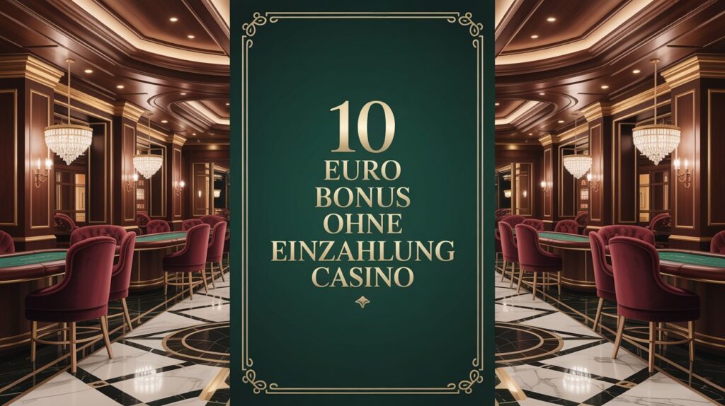 10 Euro Bonus ohne Einzahlung Casino